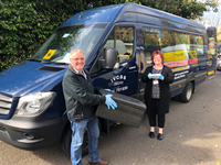 CSI Jim Sinclair and Heather Simpson from Inverclyde HSCP at the Fitzgerald Centre in Greenock
